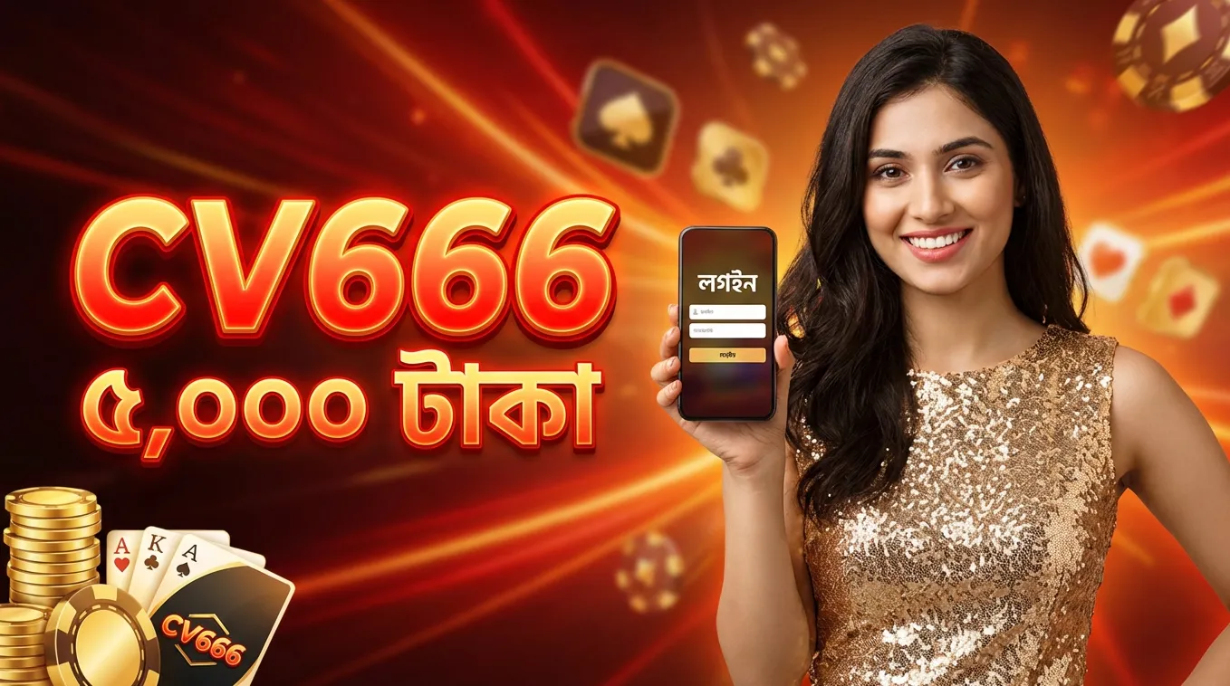 CV666 login banner on phone